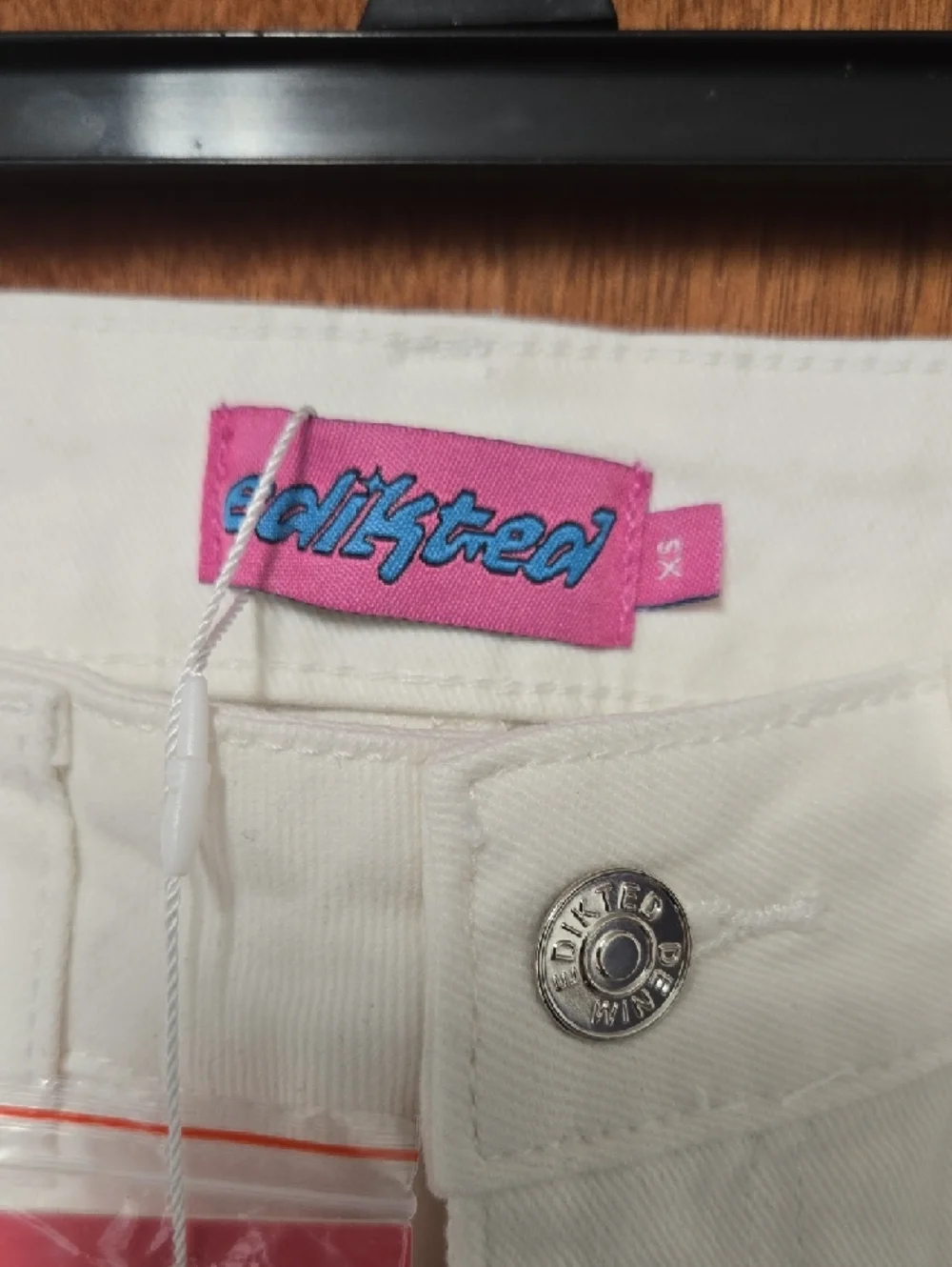 Edikted Jagger Low Rise Denim Shorts